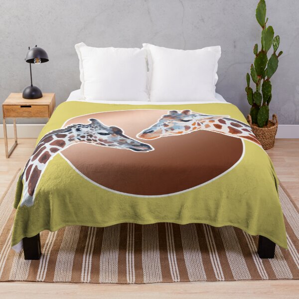 Item preview, Amazing Animals: Giraffes on Bronze Circle designed and sold by GraffitiSoup.