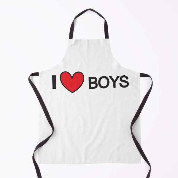 Item preview, I Love Boys I Heart Boys. Black Print designed and sold by luvmhykdesigns.