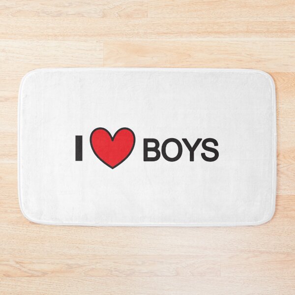 Item preview, I Love Boys I Heart Boys.  Black Print designed and sold by luvmhykdesigns.