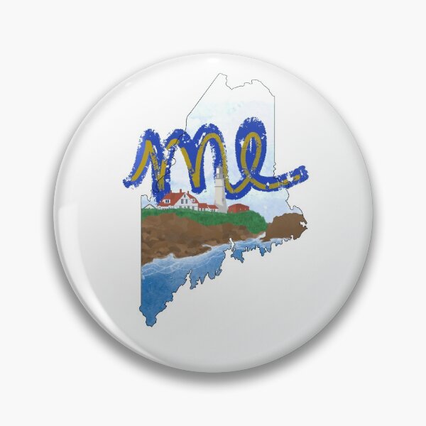 Item preview, Maine state outline  designed and sold by Natalie Sluss.