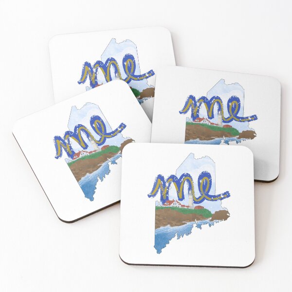 Item preview, Maine state outline  designed and sold by Natalie Sluss.