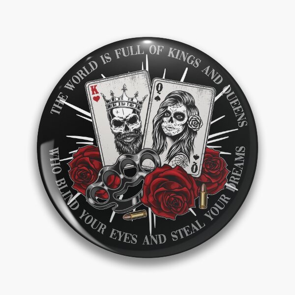 Item preview, The world is full of Kings and Queens, Heaven and Hell Poker Vintage designed and sold by IzzyTheWizz.