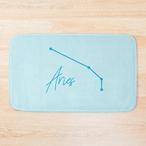Item preview, Aries Zodiac Sign in Blue designed and sold by tinyteacups.