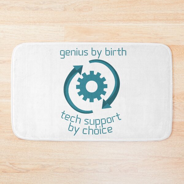 Item preview, Genius By Birth Tech Support By Choice designed and sold by StormyMuse.
