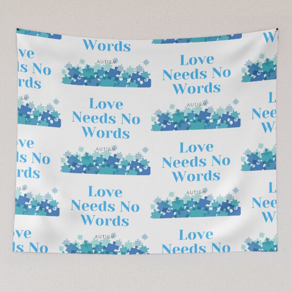 Item preview, Autism Words designed and sold by WorldPrintTees.