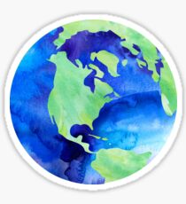 Watercolor World Sticker