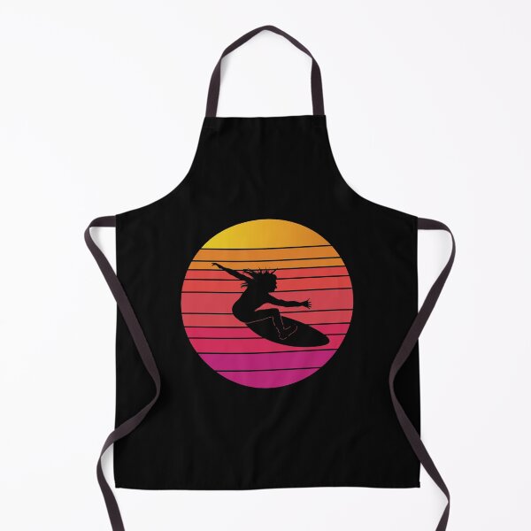 Item preview, Surfing Woman Sunset Vintage Retro Surf Adrenaline designed and sold by roocky.