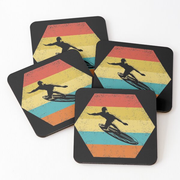 Item preview, Surfer Boy Sunset Retro Vintage  designed and sold by roocky.