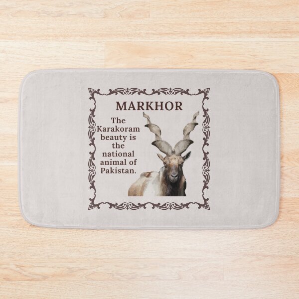 Item preview, Save the Markhor! designed and sold by DastaanArt.