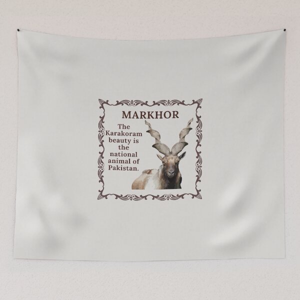 Item preview, Save the Markhor! designed and sold by DastaanArt.