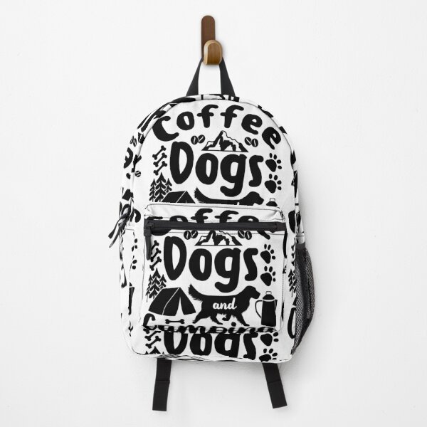 Item preview, Coffee Dogs And Camping | Happiness Is A Day Spent Outdoors With My Dog designed and sold by GravitiTees.