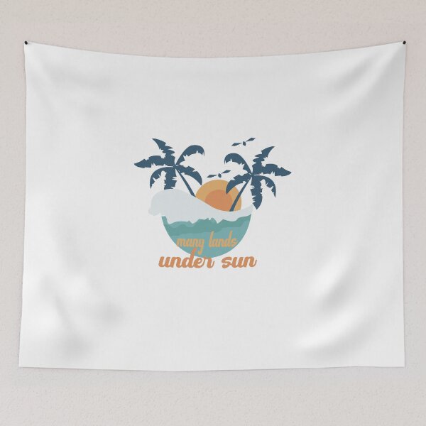 Item preview, many lands under one sun funny summer vintage  designed and sold by AMZBlacKStore.