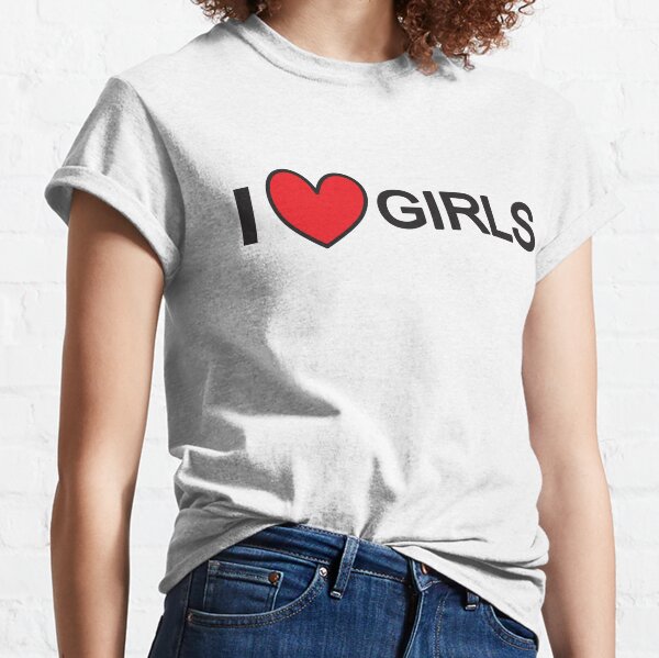 I LOVE HEART EMO GIRLS' Women's V-Neck T-Shirt