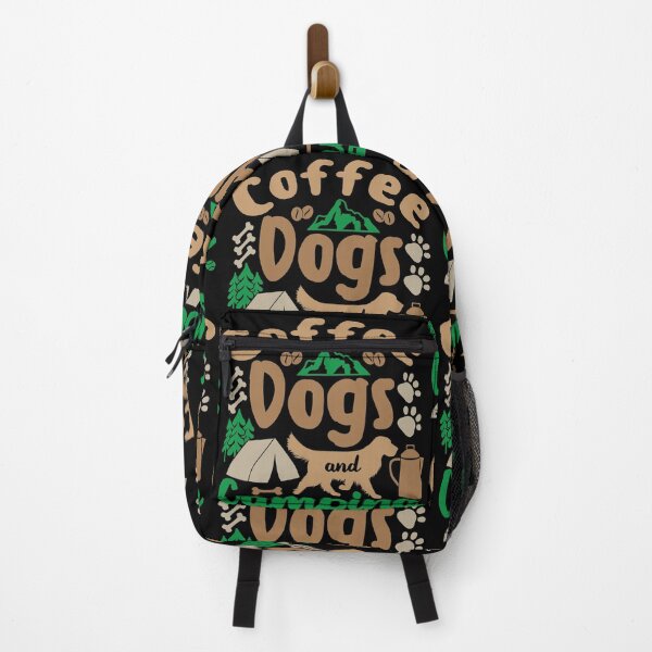 Item preview, Coffee Dogs And Camping | Caffeine My Dog And Campgrounds designed and sold by GravitiTees.