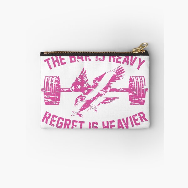 Item preview, The Bar Is Heavy Regret Is Heavier - Fuchsia designed and sold by irondiscipline.