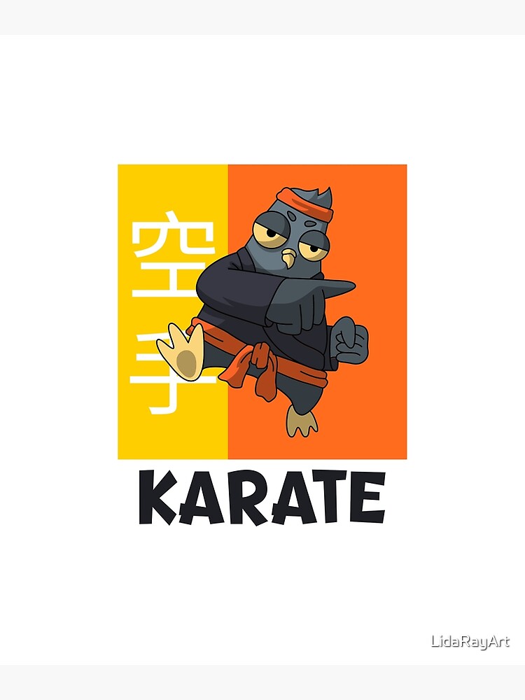 "Karate Chop" Poster for Sale by LidaRayArt Redbubble