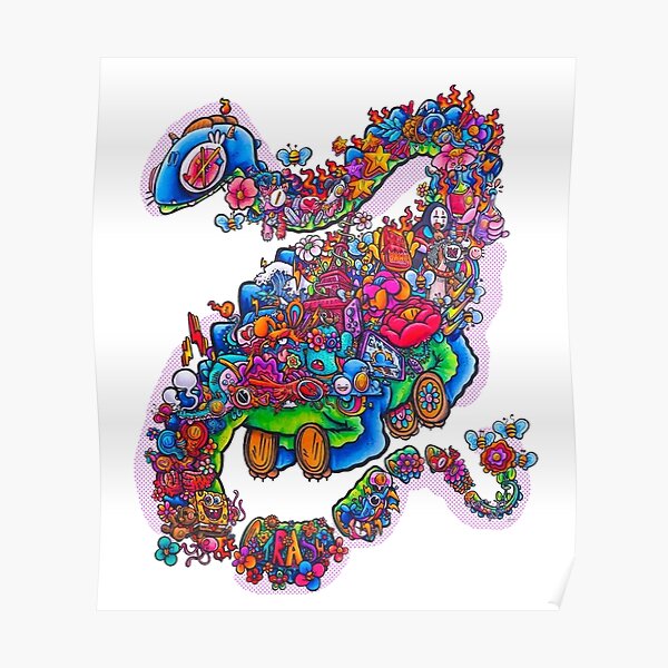 Dragon-dessin par Gawx Poster