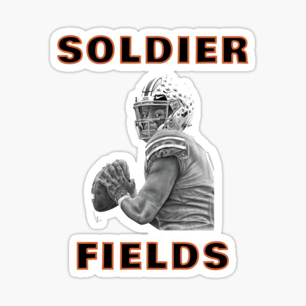 Justin Fields STICKER - Chicago Bears NFL Quarterback Bears Rookie