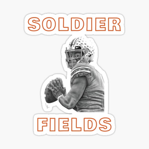 Justin Fields Jersey Sticker for Sale by bsweat