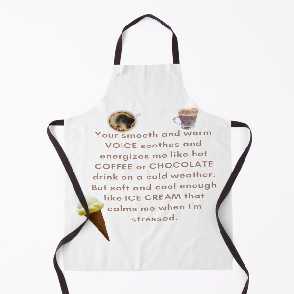 Item preview, Voice warm as coffee, cool as ice cream. designed and sold by calmingchaos.