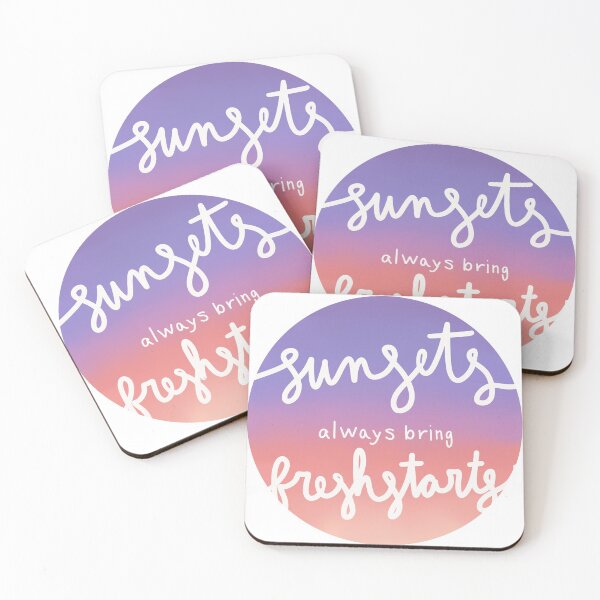 Item preview, Sunsets Always Bring Fresh Starts designed and sold by Katherine Winner.