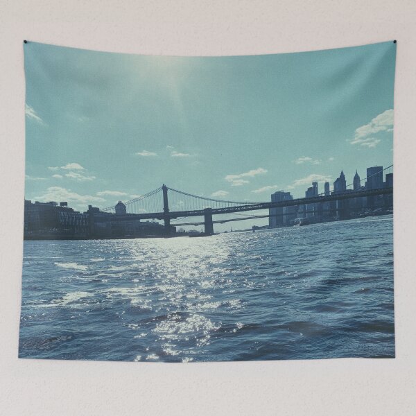 Item preview, Bridge Connecting to Manhattan Island New York City designed and sold by Superior-Prints.