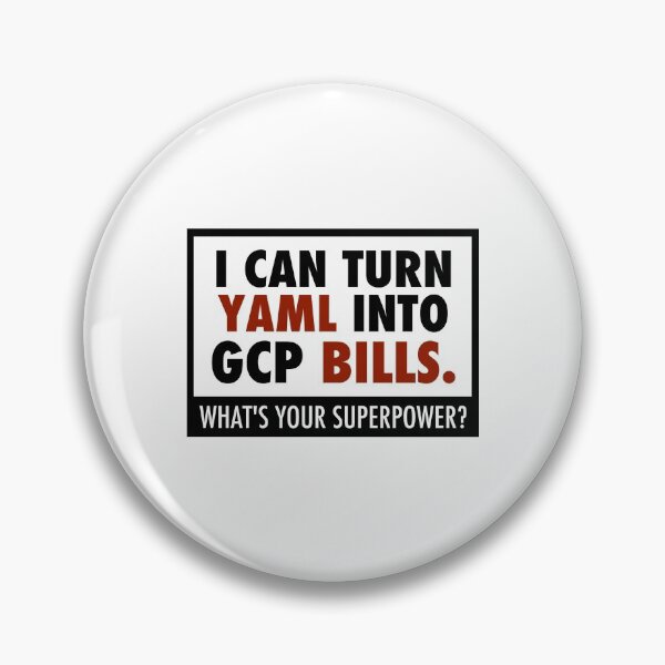 Item preview, I can turn YAML into GCP bills designed and sold by unixorn.