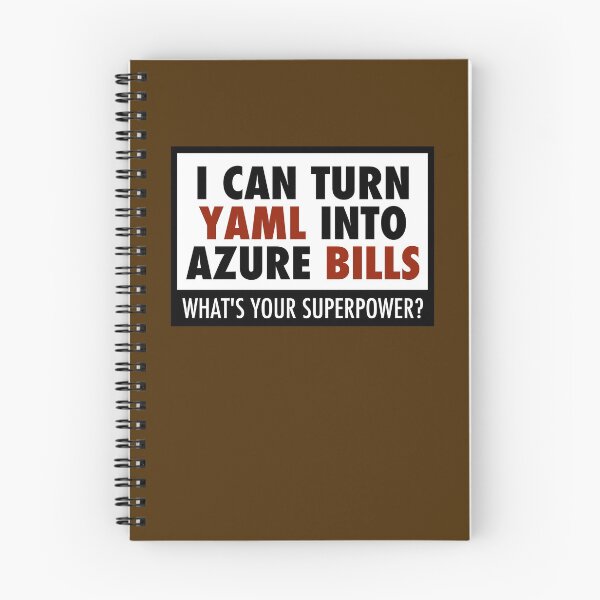 Item preview, I can turn YAML into Azure bills designed and sold by unixorn.
