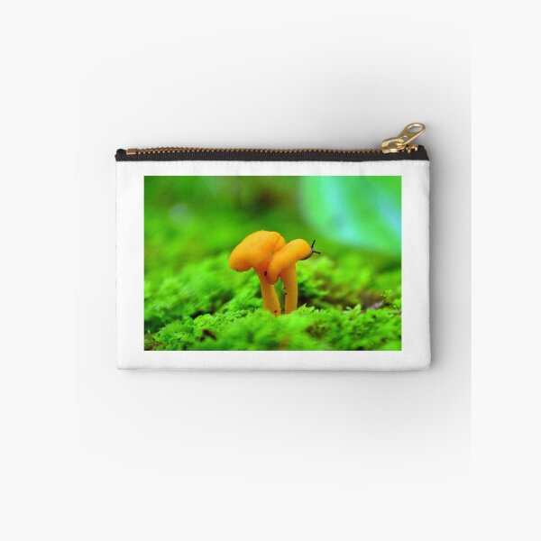 Item preview, Chanterelle Mushroom with Slug designed and sold by fungimages.