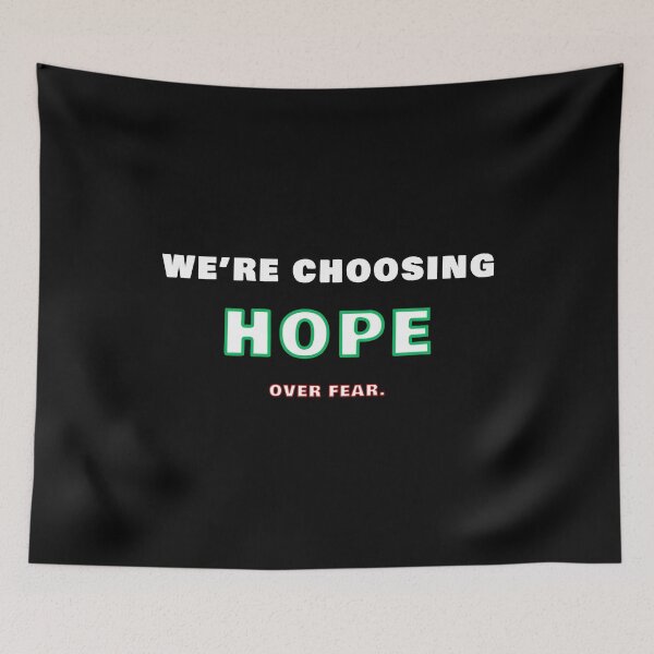 Item preview, Elegimos la esperanza sobre el miedo. designed and sold by DOKU_TEAM SHIRT.