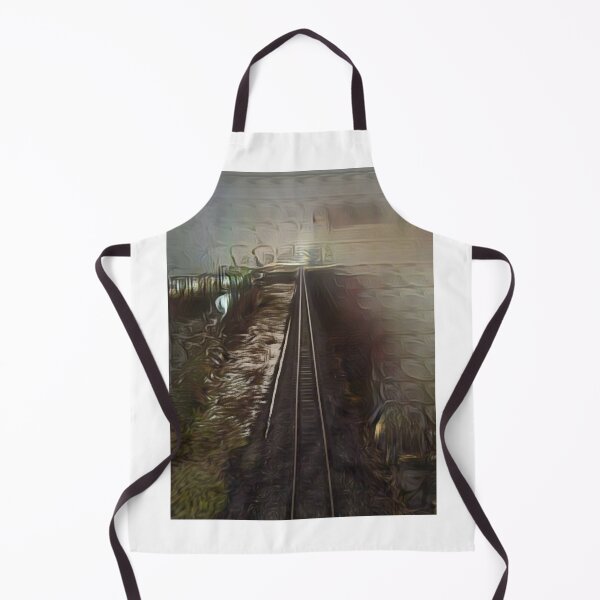 Item preview, train track oil painting designed and sold by Jessiecrow87.