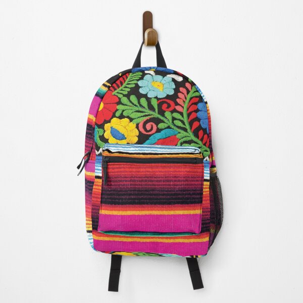 Item preview, Flowers and Hot Pink Serape designed and sold by TinaSalazar.