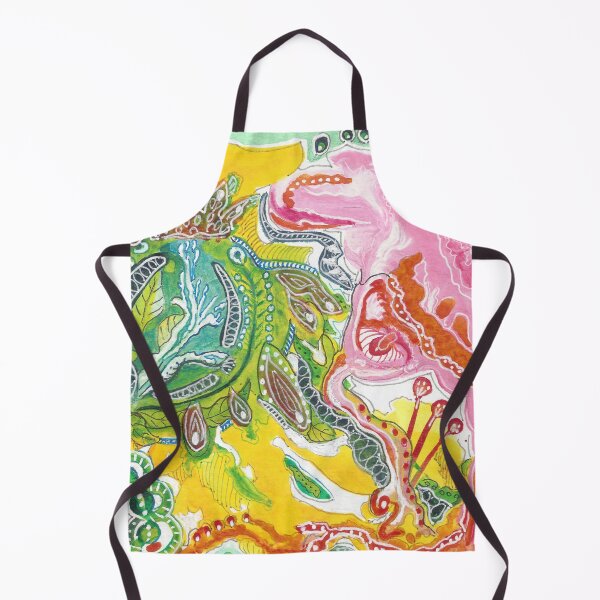 Item preview, Pink and green fantasy floral designed and sold by Bonnie Mincu.