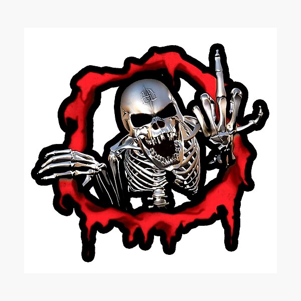 パンツ 198 mnml skeleton middle finger Skeleton Collection — mnml