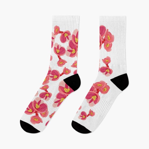 Item preview, Spring Coral Pink Flowers - Pink,Yellow and White Flower Buds designed and sold by BrianaMooreArt.