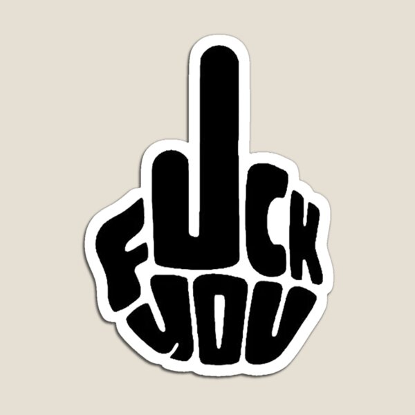 Middle Finger Magnet for Sale by unionpride