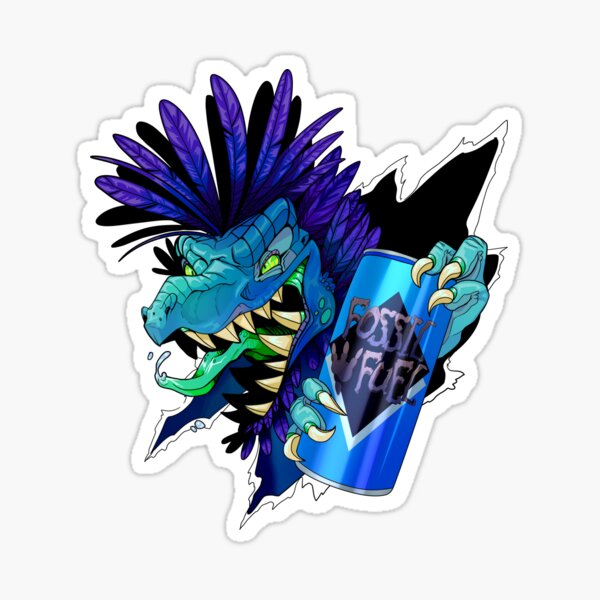 FOSSIL FUEL: RAD RAZ RAPTOR Sticker
