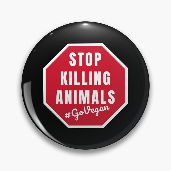 Item preview, Stop Sign | Go Vegan | Animal Rights | Veganism | Activism designed and sold by EarlessPierre.