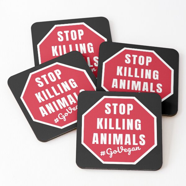 Item preview, Stop Sign | Go Vegan | Animal Rights | Veganism | Activism designed and sold by EarlessPierre.