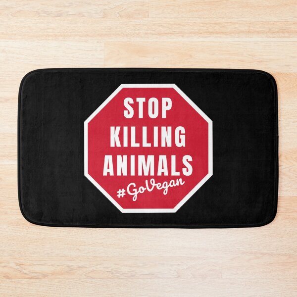 Item preview, Stop Sign | Go Vegan | Animal Rights | Veganism | Activism designed and sold by EarlessPierre.