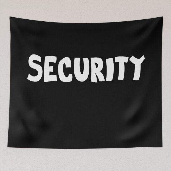 Item preview, Security Cartoon Text Retro 30s Rubber Hose Style designed and sold by skullislandprod.