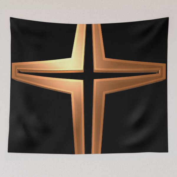 Item preview, Shiny Bronze Christian Cross designed and sold by toddbrooney.