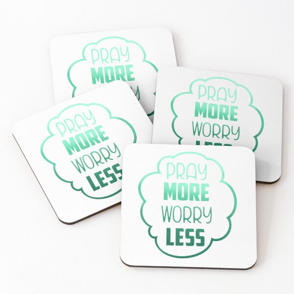 Item preview, Pray More Worry Less designed and sold by BlackbirdCC.