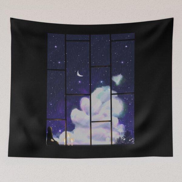 Item preview, mystic blue night designed and sold by Wizabi.