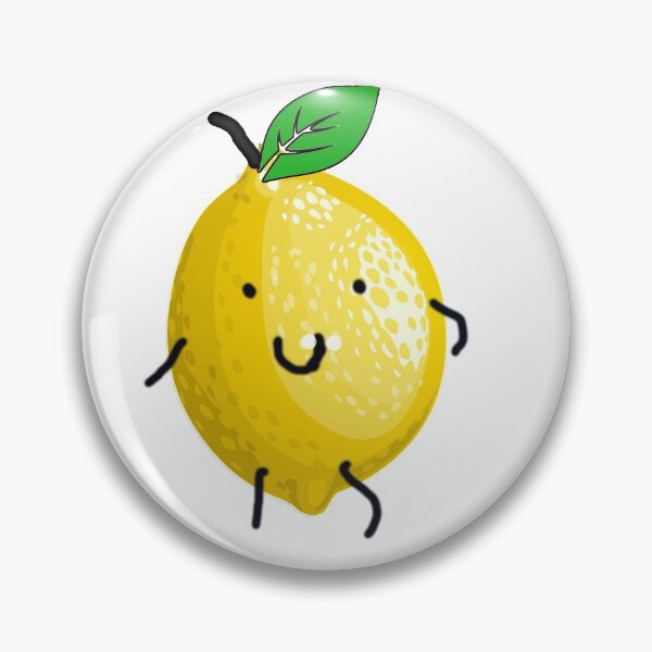 Item preview, Cute cartoon lemon with smily face yellow tshirt/sticker summery fruit designed and sold by Paintingladycat.