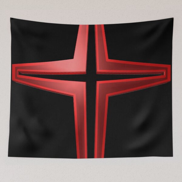 Item preview, Shiny Crimson Christian Cross designed and sold by toddbrooney.