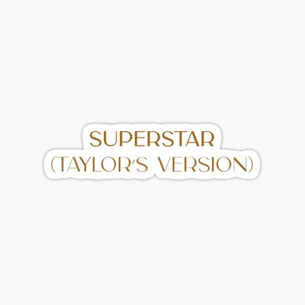 taylor’s version stars Sticker for Sale by grcngersnixx