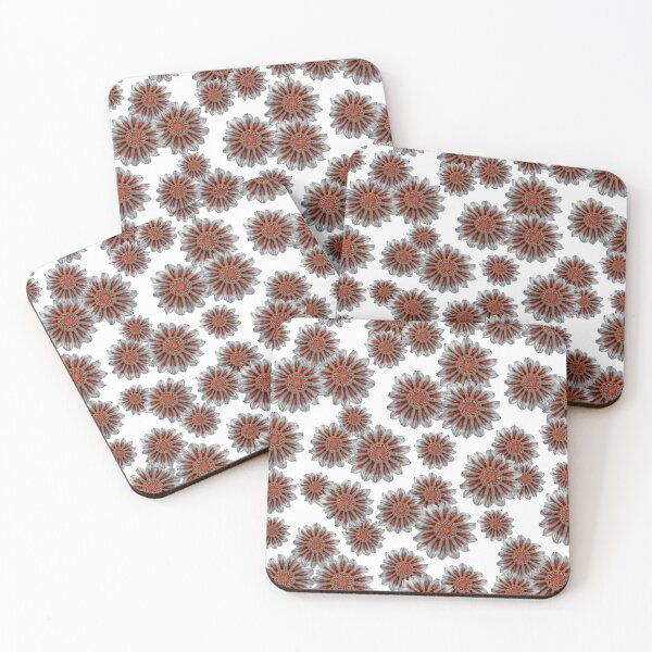 Item preview, Orange Flowers pattern designed and sold by cizito.