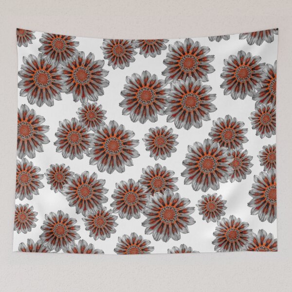 Item preview, Orange Flowers pattern designed and sold by cizito.
