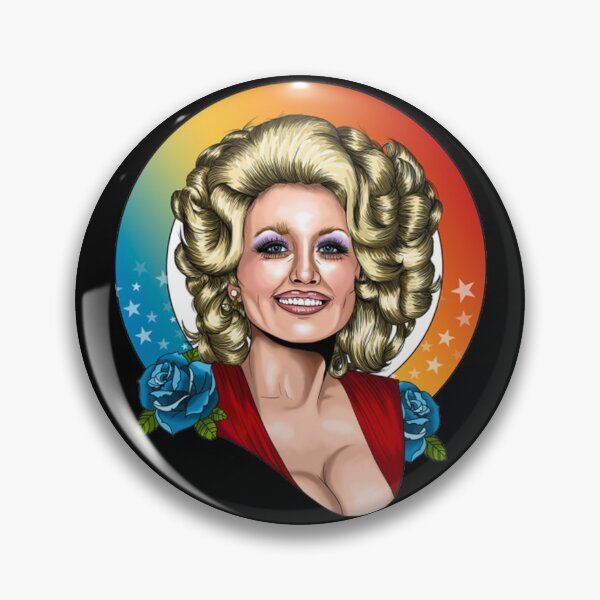 Item preview, Dolly Parton Flower Roseblue  designed and sold by JohnRHand.